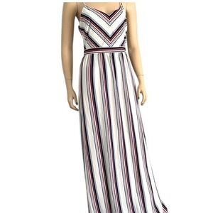 Charles‎ Henry Nordstrom striped maxi slip dress size small